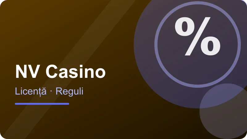 NV Casino România dintr-o privire – ilustrație pentru secțiunea NV Casino